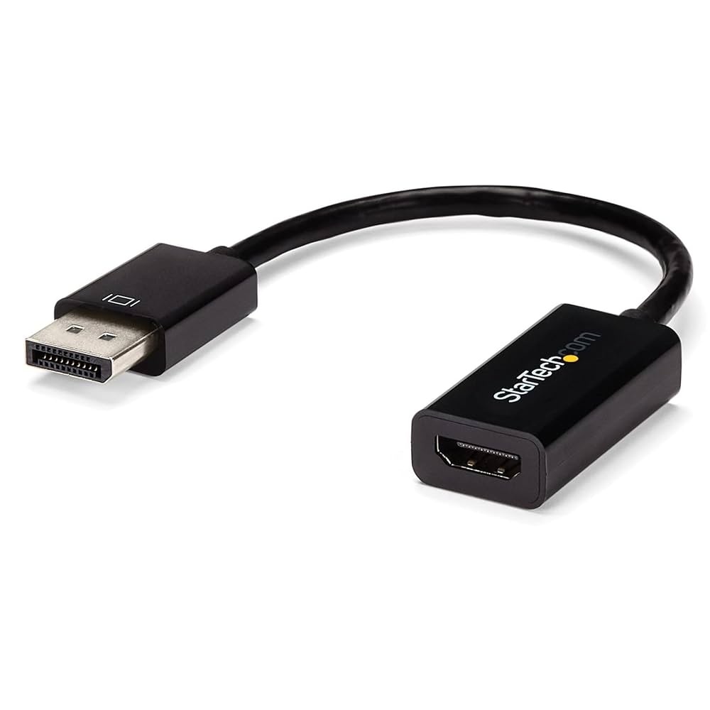 Amazon.com: StarTech.com DP2HD4KS DisplayPort to HDMI 4K